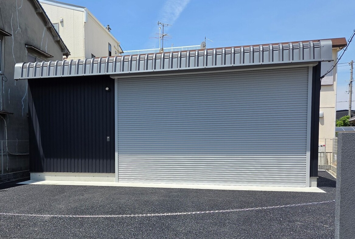 大阪で施工した事業者向け、倉庫、作業場の外観